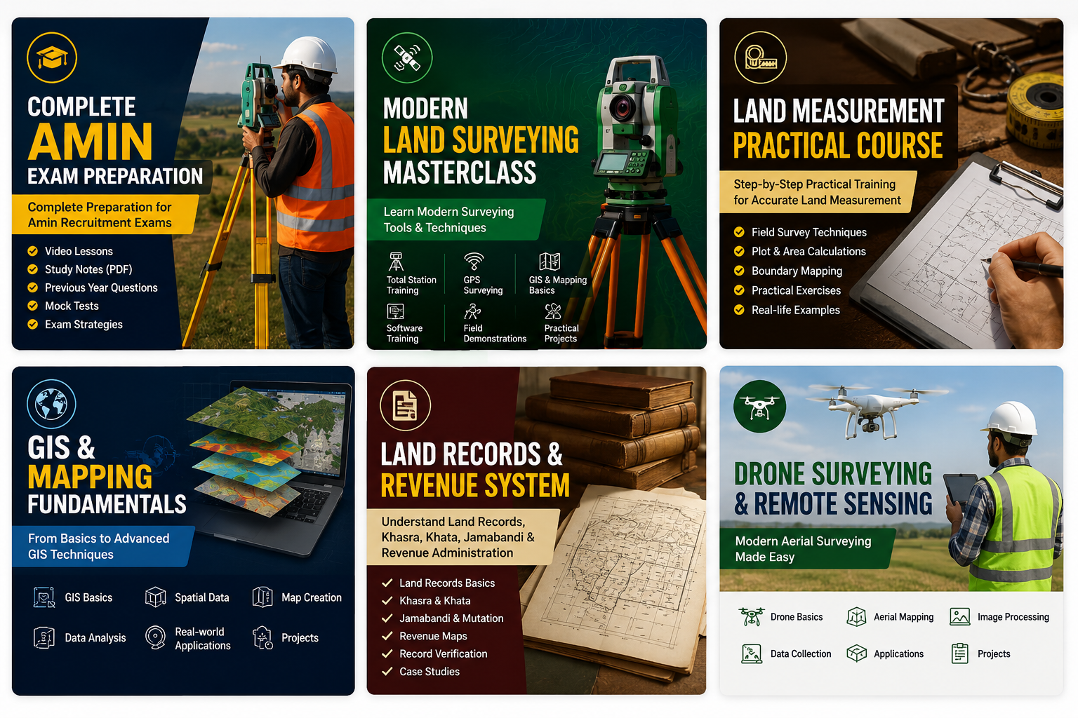 Complete Amin (Land Surveyor) Professional Training Program